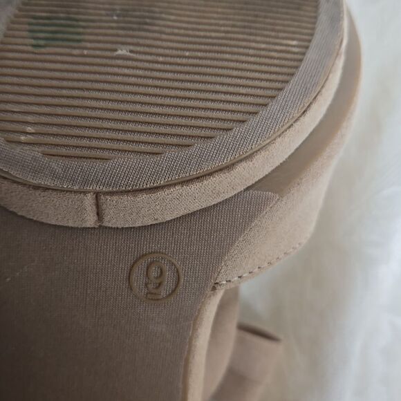 Lulu's Tan Wrap Suede Heels - Picture 8 of 8